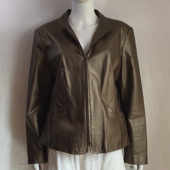 bernardo leather jacket rn 94868
